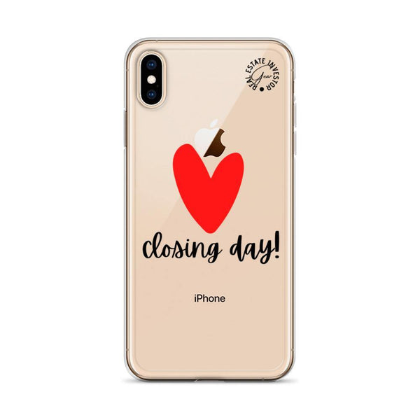 Heart Closing Day - iPhone Case - Real Estate Investor Gear