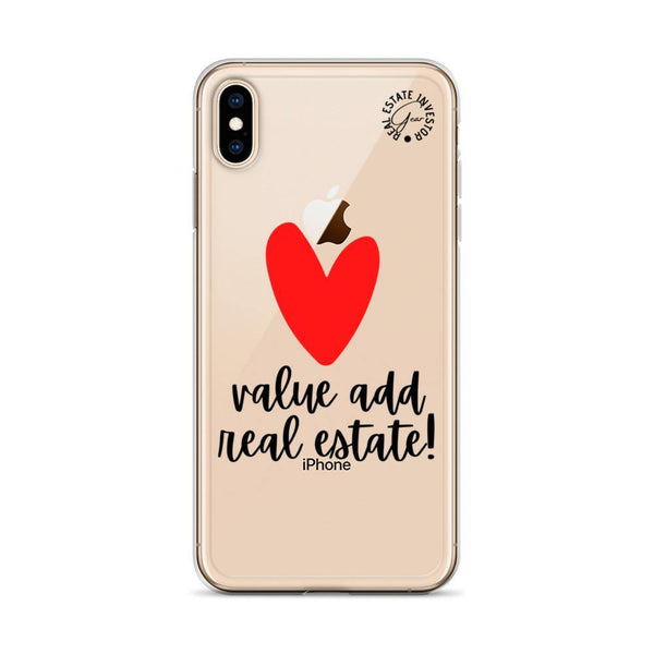 Heart Value Add - iPhone Case - Real Estate Investor Gear