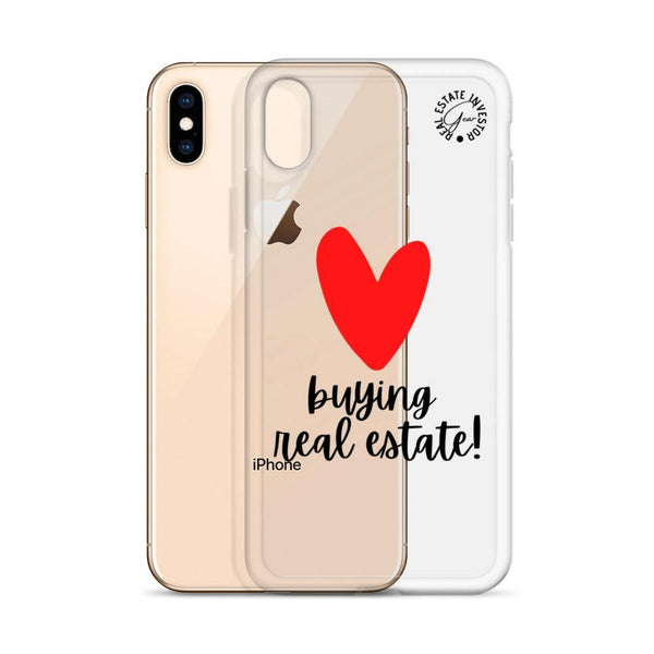 Heart Buying RE - iPhone Case - Real Estate Investor Gear