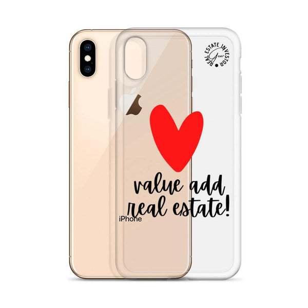 Heart Value Add - iPhone Case - Real Estate Investor Gear