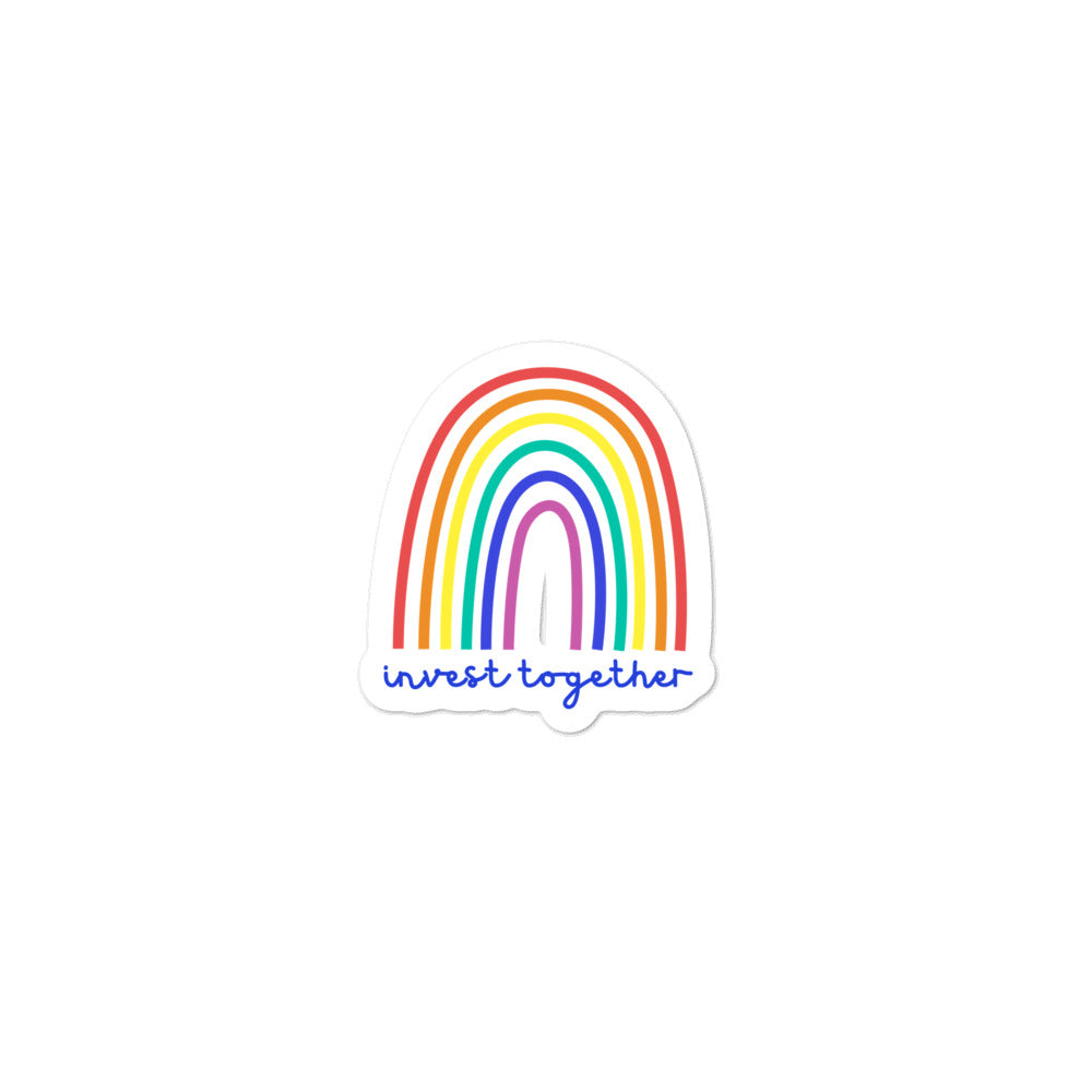 Invest Together - Bubble-free stickers