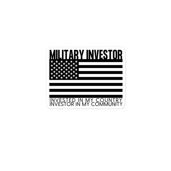 Military Investor - Bubble-free stickers