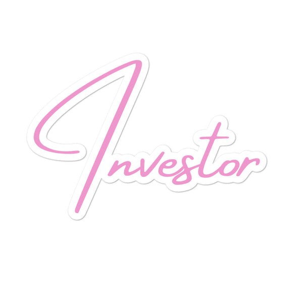 Investor Script - Bubble-free stickers