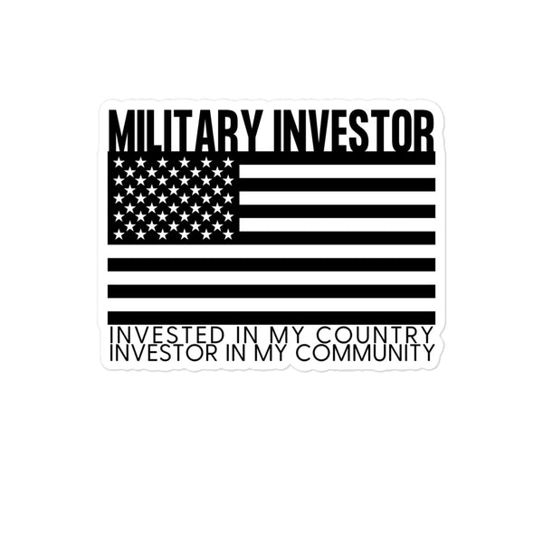 Military Investor - Bubble-free stickers