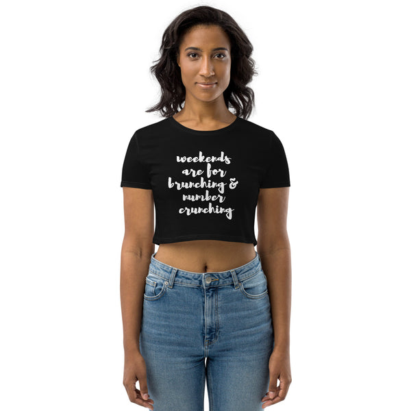 Number Crunching - Organic Crop Top