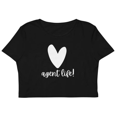 Heart Agent - Organic Crop Top - Real Estate Investor Gear