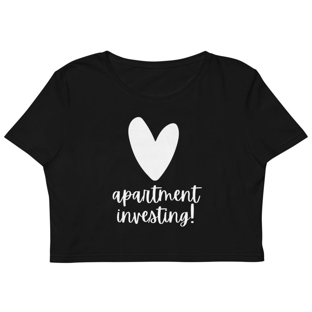 Heart Apartments - Organic Crop Top - Real Estate Investor Gear