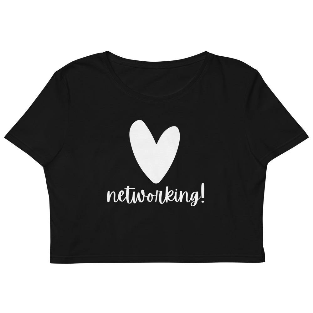 Heart Networking - Organic Crop Top - Real Estate Investor Gear