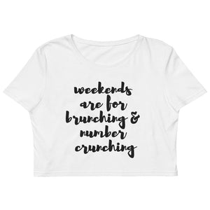 Number Crunching - Organic Crop Top