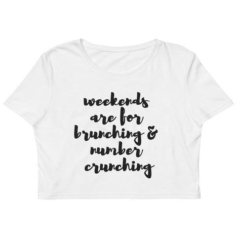 Number Crunching - Organic Crop Top