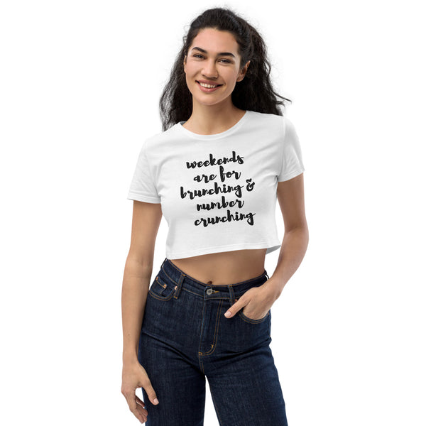 Number Crunching - Organic Crop Top