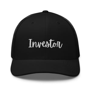 Investor Cursive - Trucker Cap