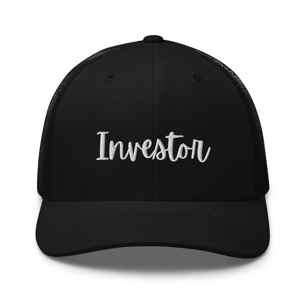 Investor Cursive - Trucker Cap