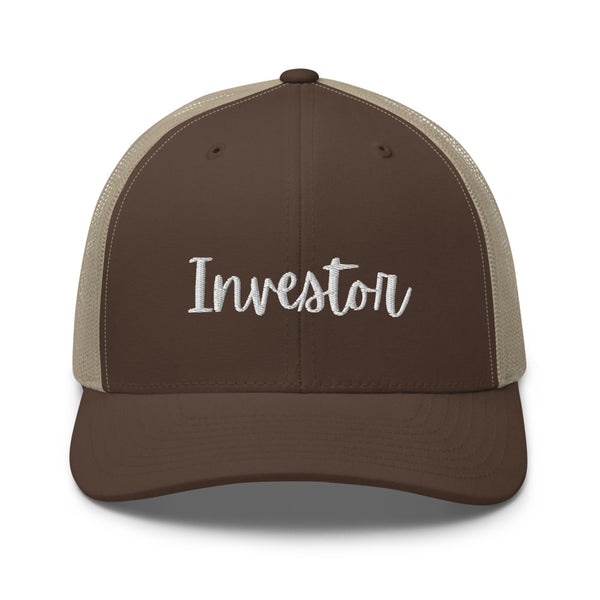 Investor Cursive - Trucker Cap