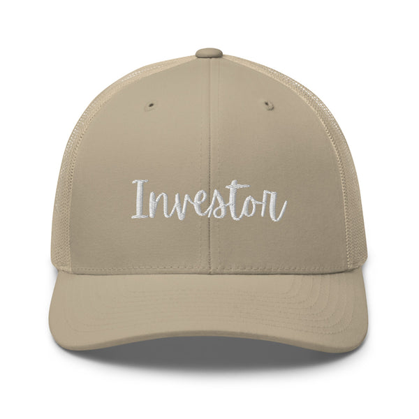 Investor Cursive - Trucker Cap