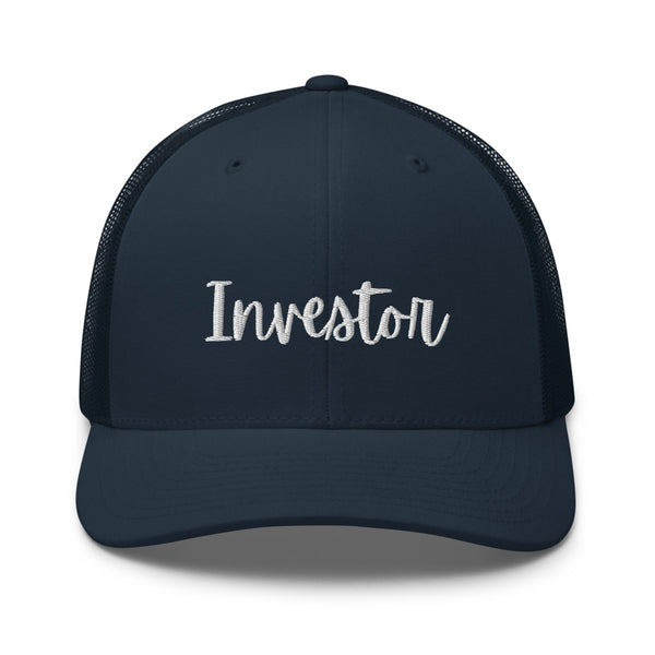 Investor Cursive - Trucker Cap