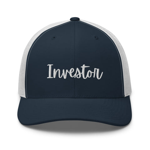 Investor Cursive - Trucker Cap