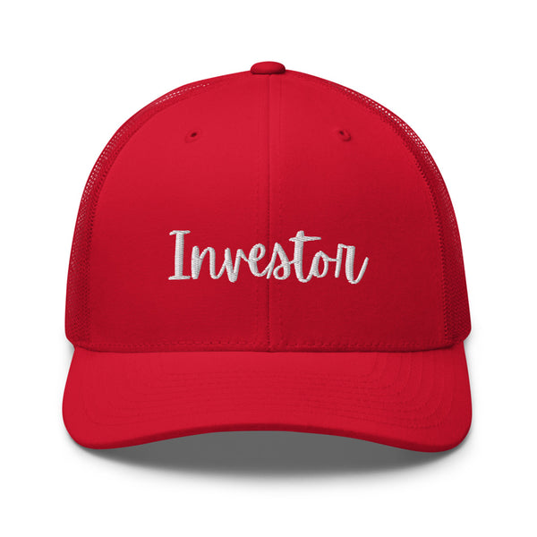 Investor Cursive - Trucker Cap