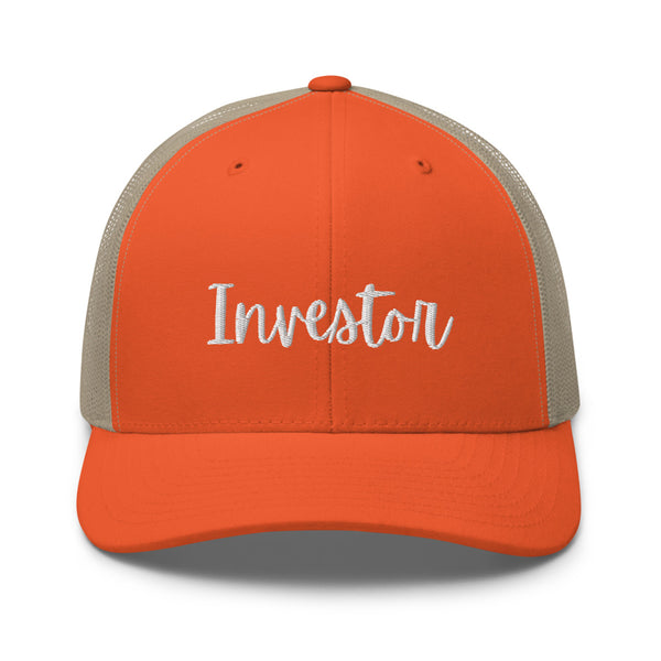 Investor Cursive - Trucker Cap