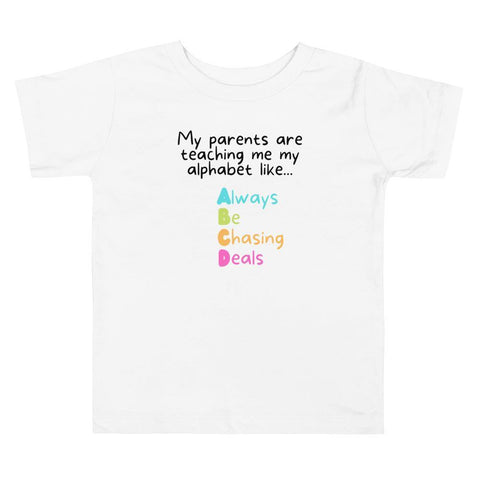 Alphabet - Toddler Short Sleeve Tee - Real Estate Investor Gear