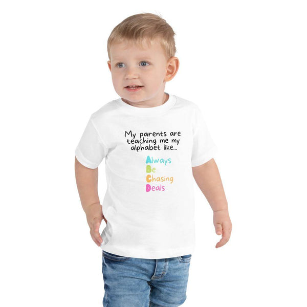 Alphabet - Toddler Short Sleeve Tee - Real Estate Investor Gear