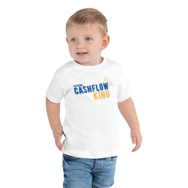 Cashflow King - Toddler Short Sleeve Tee - Real Estate Investor Gear