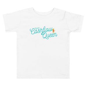 Cashflow Queen - Toddler Short Sleeve Tee - Real Estate Investor Gear