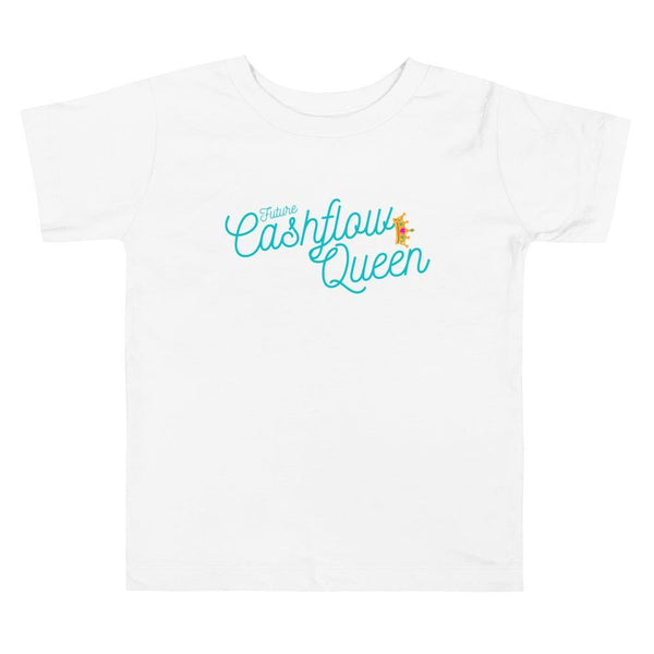 Cashflow Queen - Toddler Short Sleeve Tee - Real Estate Investor Gear