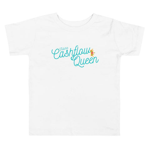 Cashflow Queen - Toddler Short Sleeve Tee - Real Estate Investor Gear