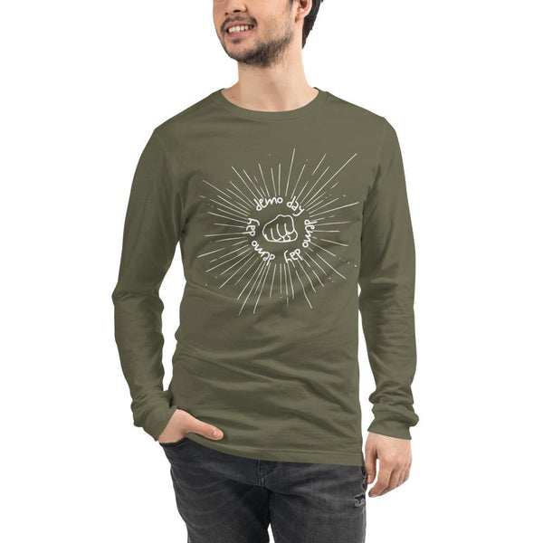 Demo Day Fist - Unisex Long Sleeve Tee - Real Estate Investor Gear