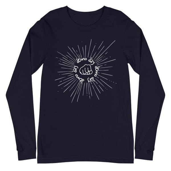 Demo Day Fist - Unisex Long Sleeve Tee - Real Estate Investor Gear