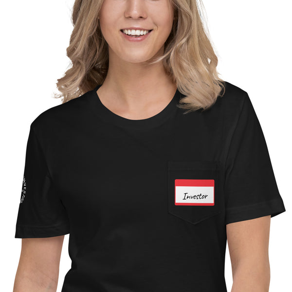 Investor Tag - Unisex Pocket T-Shirt