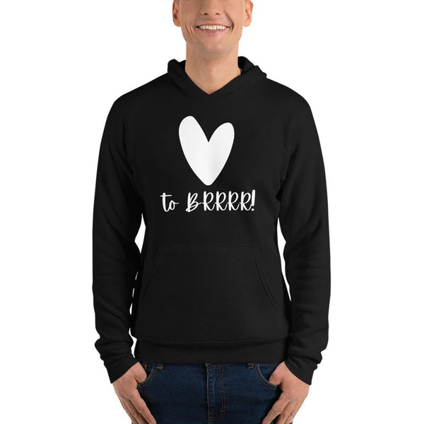 Heart BRRRR - Unisex hoodie - Real Estate Investor Gear