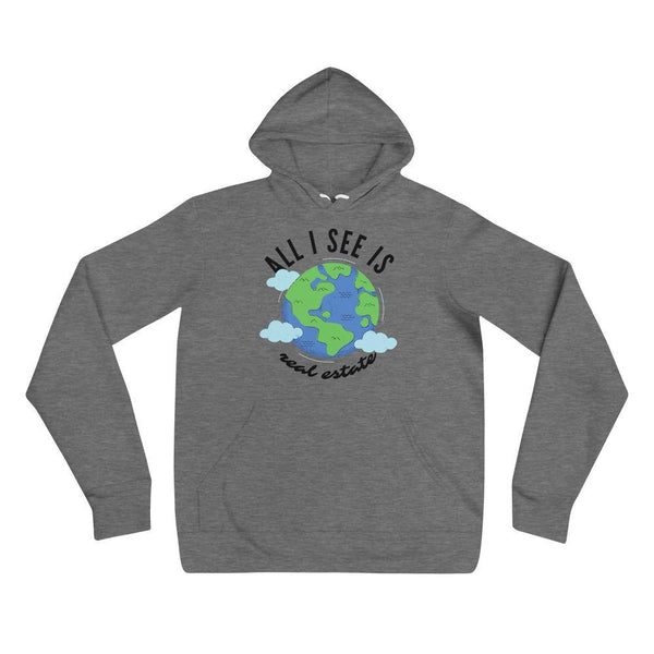 Earth = RE - Unisex hoodie - Real Estate Investor Gear