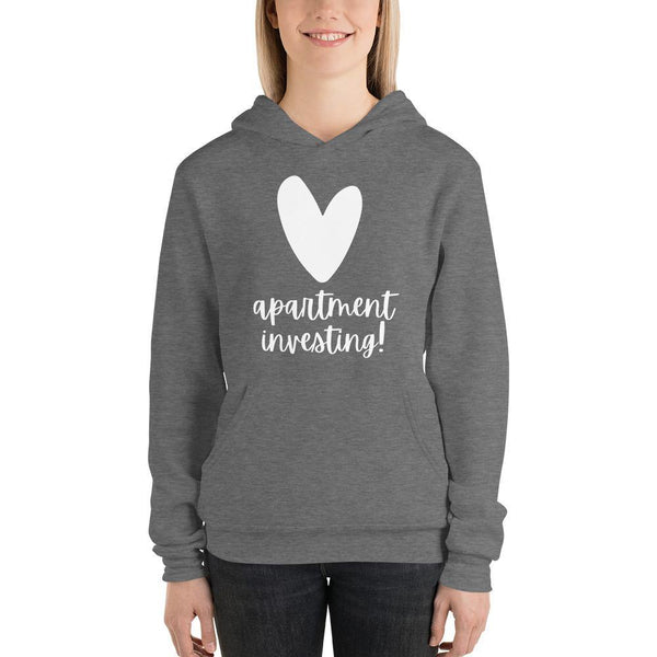 Heart Apartments - Unisex hoodie - Real Estate Investor Gear