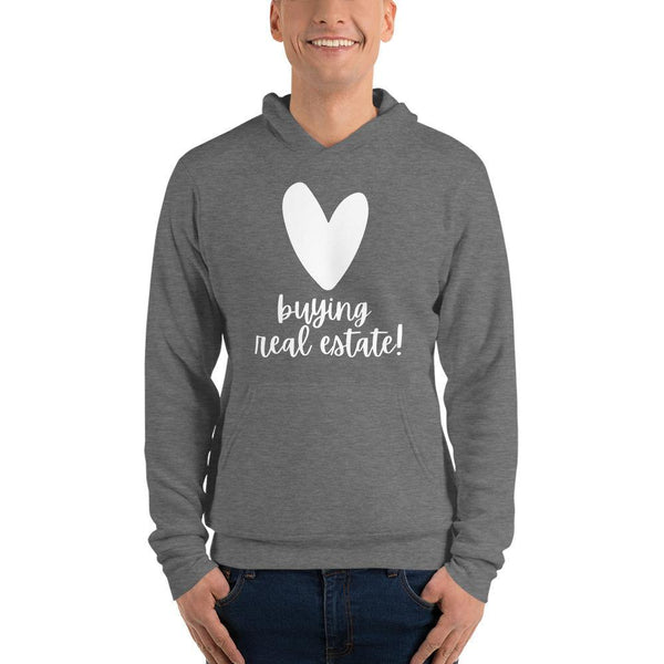 Heart Buying RE - Unisex hoodie - Real Estate Investor Gear