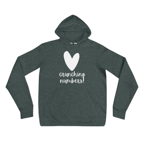 Heart Crunching Numbers - Unisex hoodie - Real Estate Investor Gear