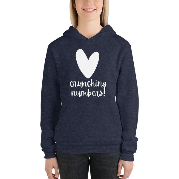 Heart Crunching Numbers - Unisex hoodie - Real Estate Investor Gear