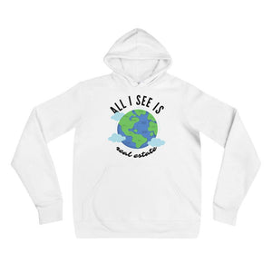 Earth = RE - Unisex hoodie - Real Estate Investor Gear