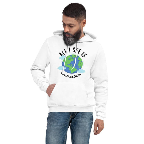 Earth = RE - Unisex hoodie - Real Estate Investor Gear