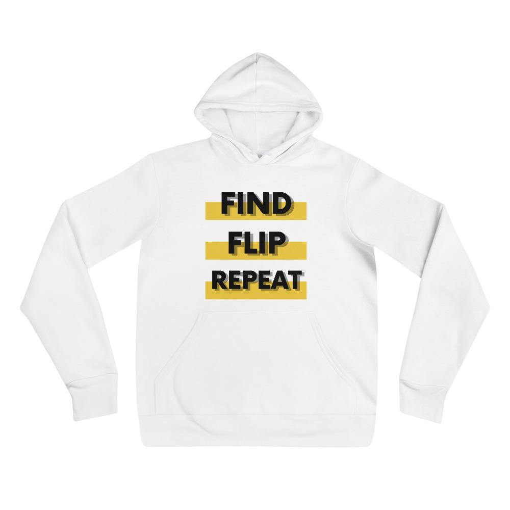 Find Flip - Unisex hoodie - Real Estate Investor Gear