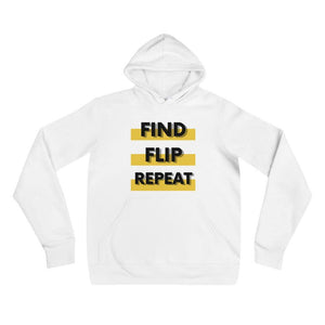 Find Flip - Unisex hoodie - Real Estate Investor Gear