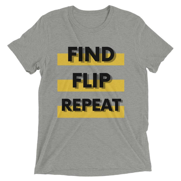 Find Flip - Short sleeve t-shirt - Real Estate Investor Gear