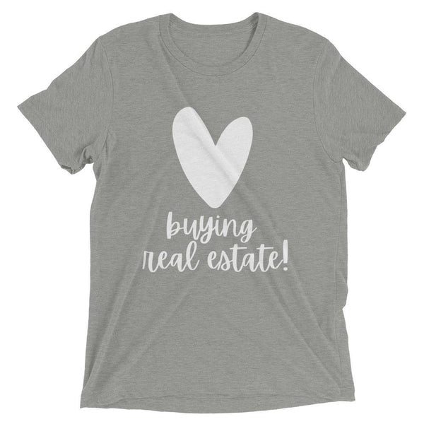 Heart Buying RE - Short sleeve t-shirt - Real Estate Investor Gear