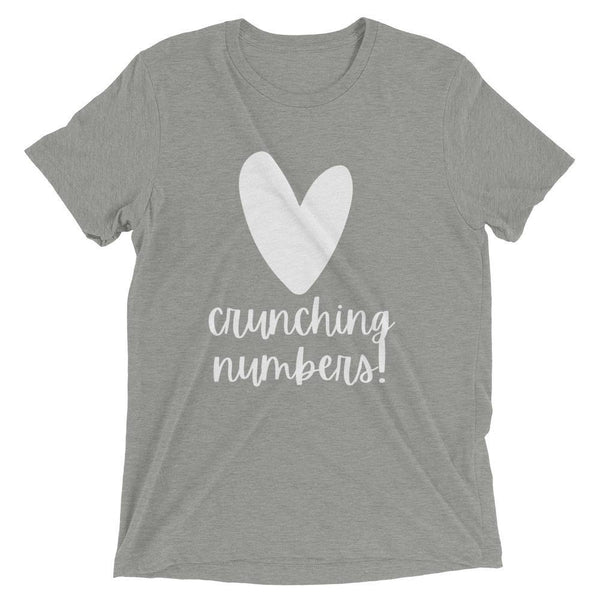 Heart Crunching Numbers - Short sleeve t-shirt - Real Estate Investor Gear