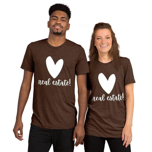 Heart RE - Short sleeve t-shirt - Real Estate Investor Gear