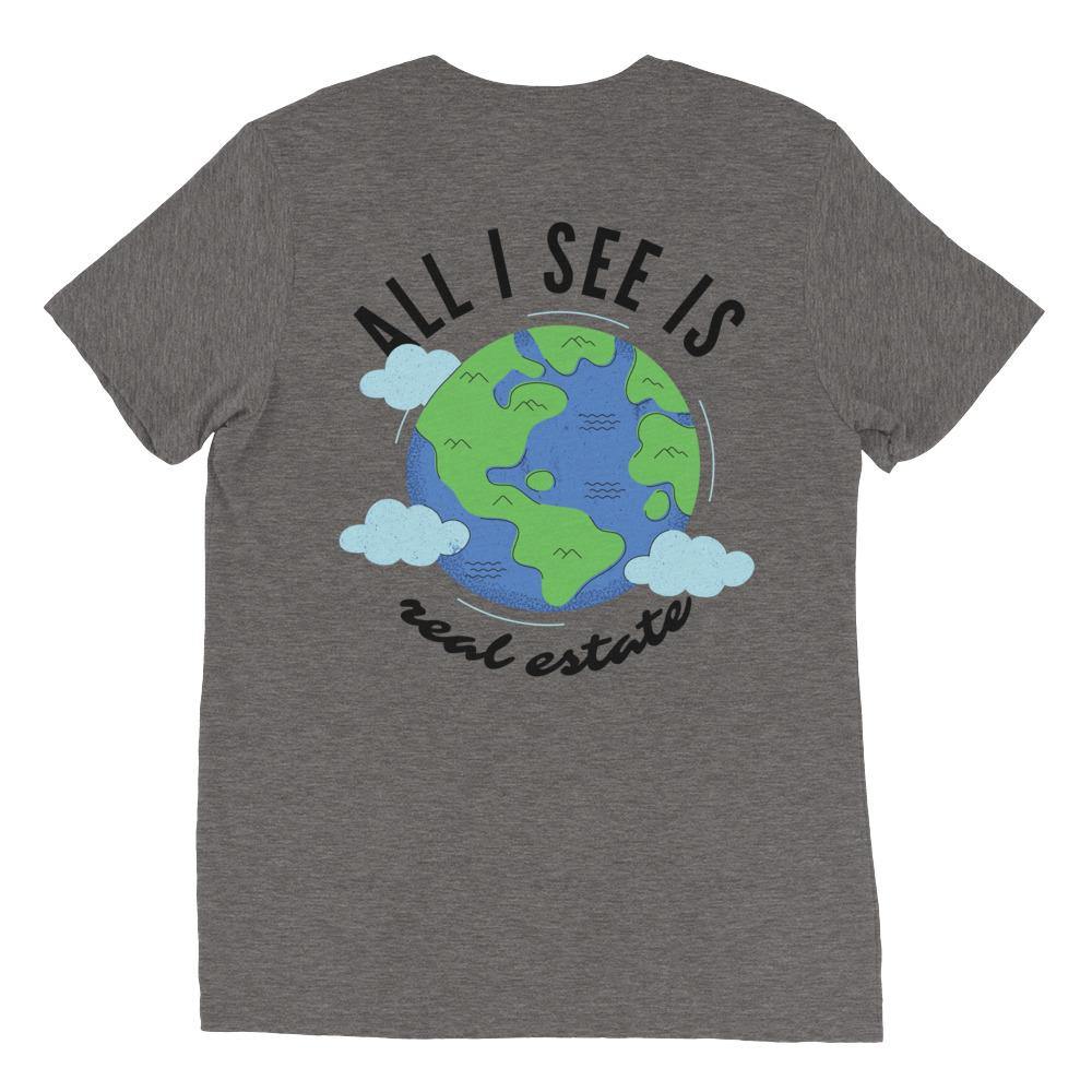 Earth = RE - Short sleeve t-shirt - Real Estate Investor Gear