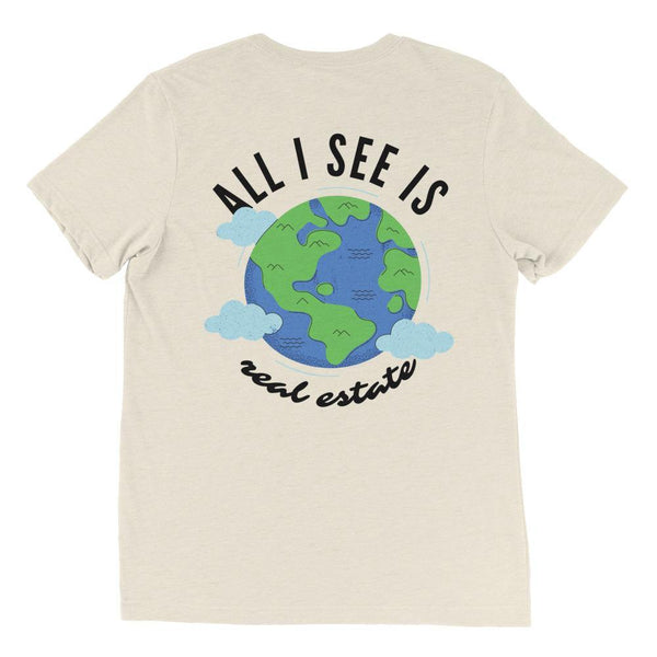 Earth = RE - Short sleeve t-shirt - Real Estate Investor Gear