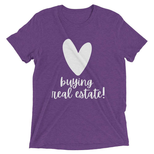 Heart Buying RE - Short sleeve t-shirt - Real Estate Investor Gear