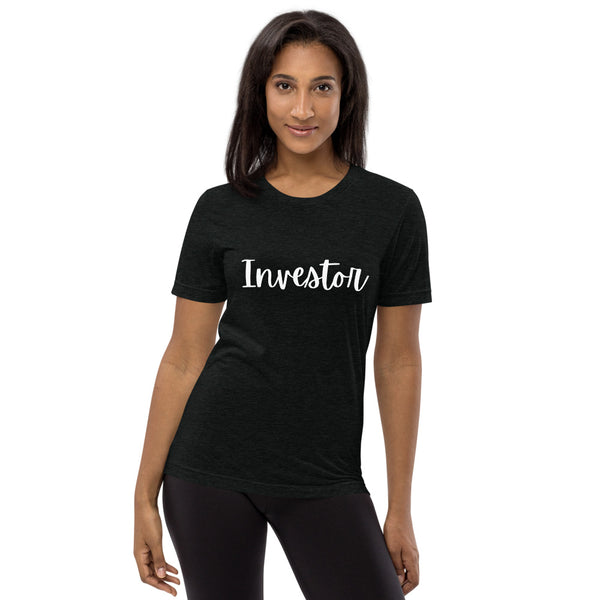 Investor Cursive - Short sleeve t-shirt